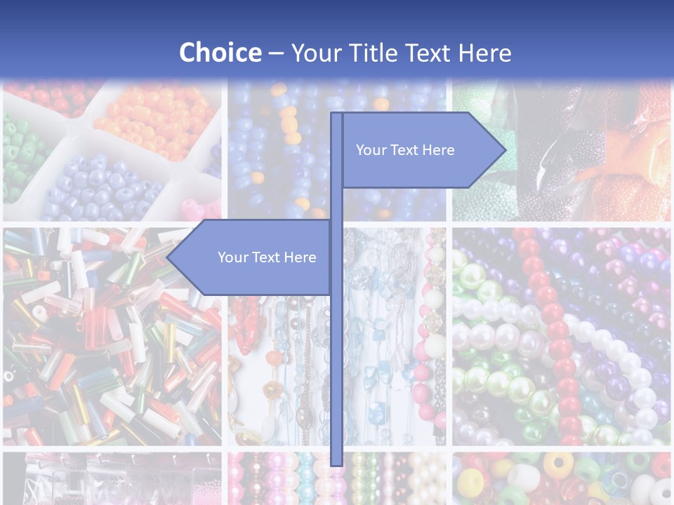 Glamour Jewelry Beading PowerPoint Template
