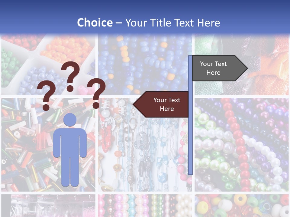 Glamour Jewelry Beading PowerPoint Template