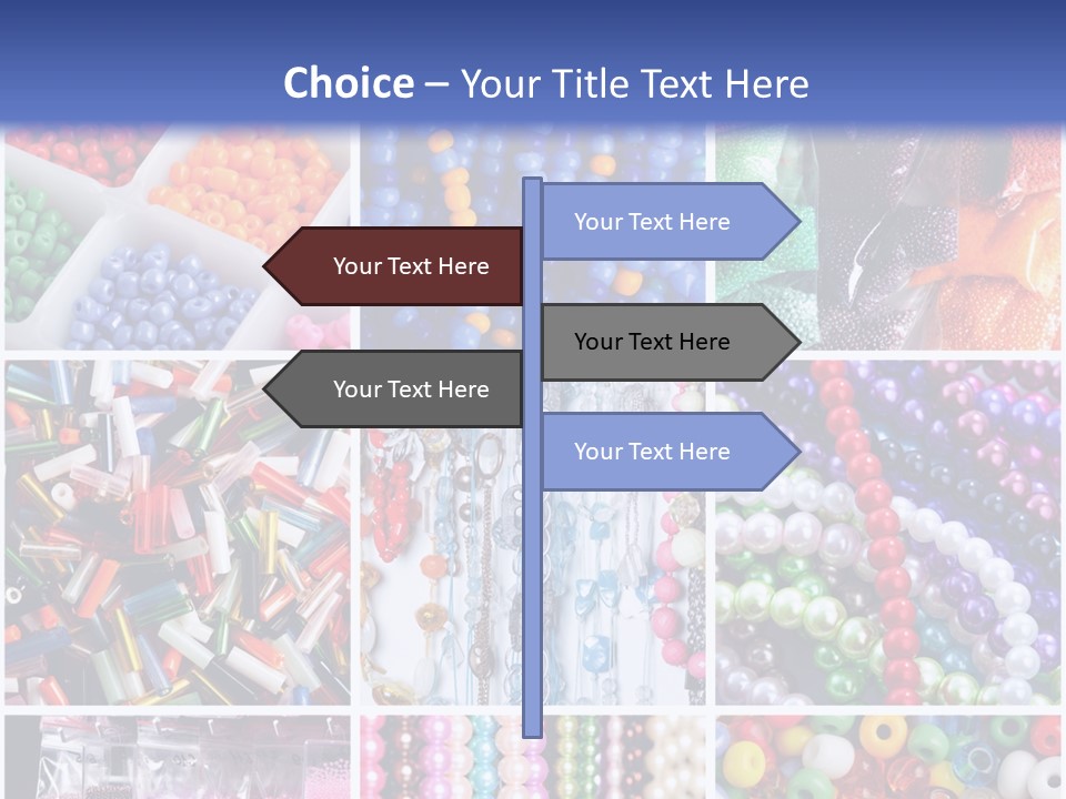 Glamour Jewelry Beading PowerPoint Template
