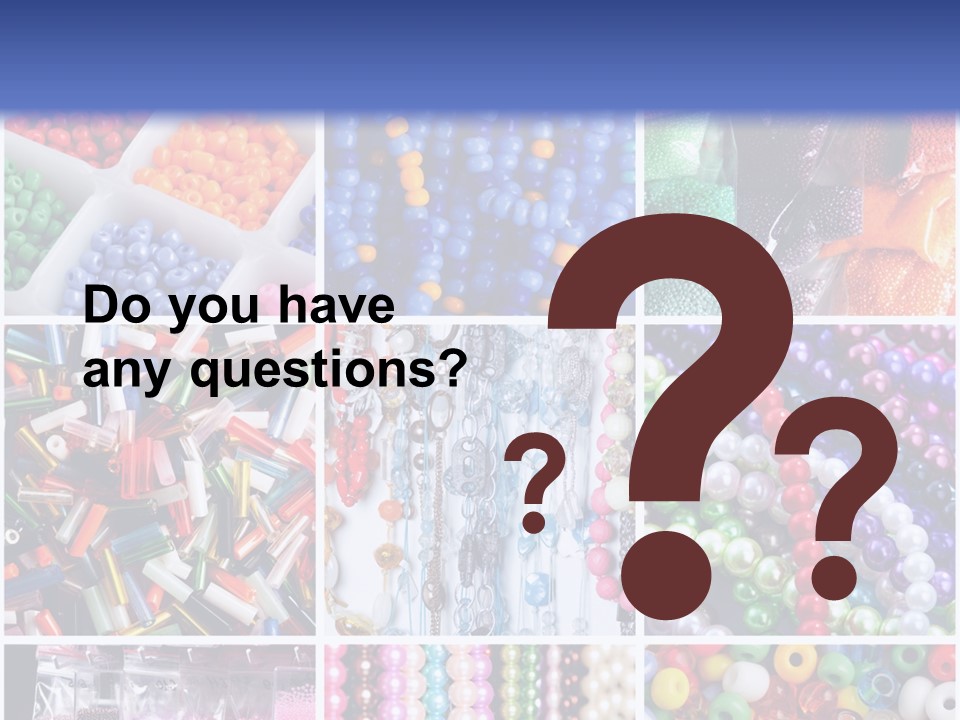 Glamour Jewelry Beading PowerPoint Template