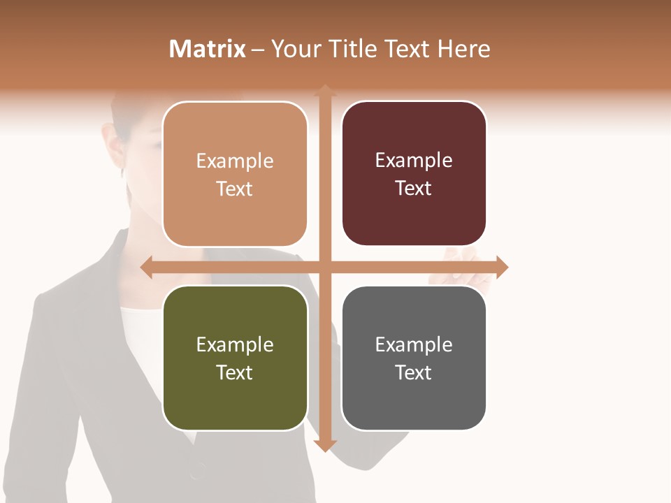 Background Beautiful Suit PowerPoint Template