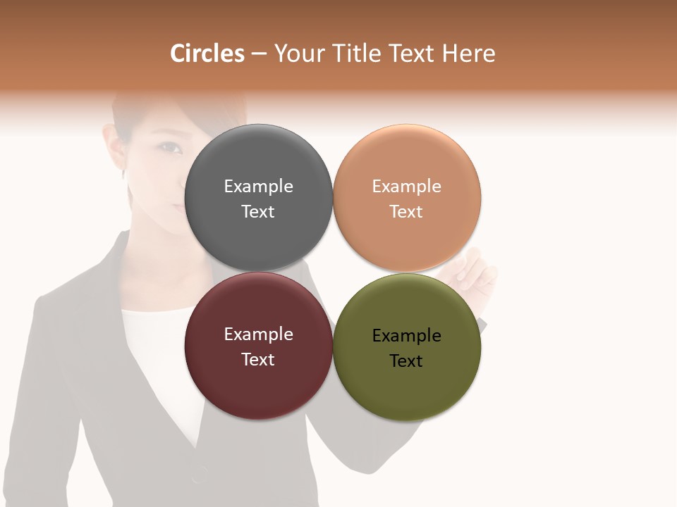 Background Beautiful Suit PowerPoint Template