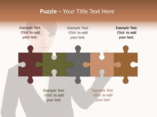 Background Beautiful Suit PowerPoint Template