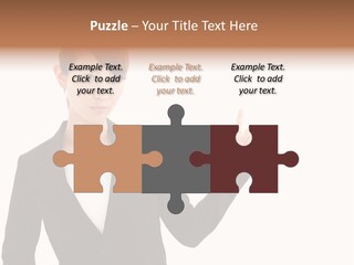 Background Beautiful Suit PowerPoint Template