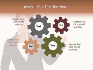 Background Beautiful Suit PowerPoint Template