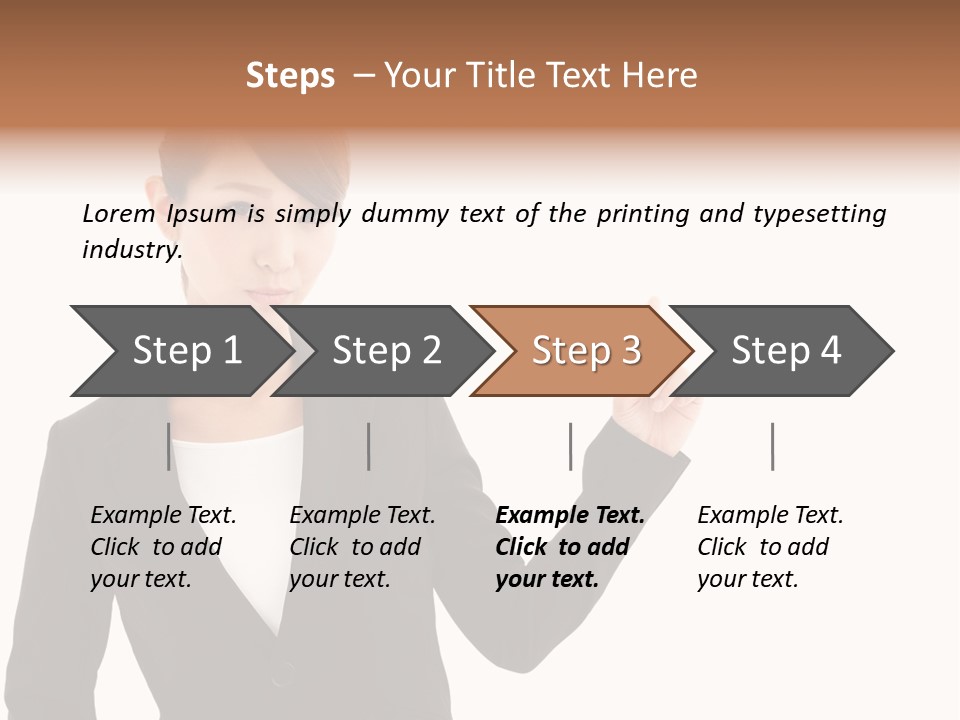 Background Beautiful Suit PowerPoint Template