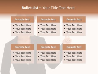 Background Beautiful Suit PowerPoint Template