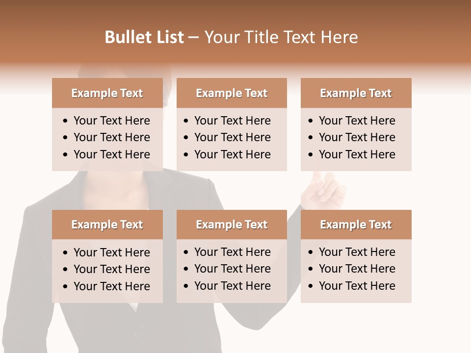 Background Beautiful Suit PowerPoint Template