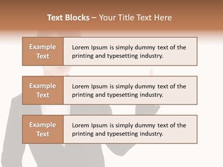 Background Beautiful Suit PowerPoint Template