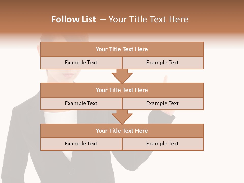 Background Beautiful Suit PowerPoint Template