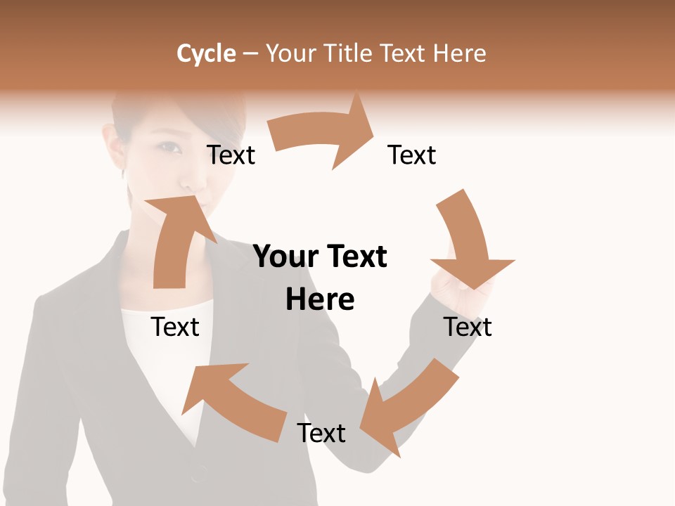 Background Beautiful Suit PowerPoint Template