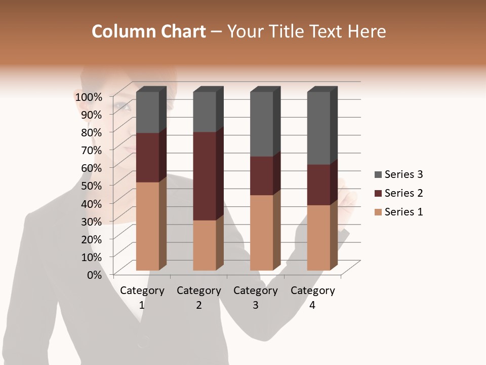 Background Beautiful Suit PowerPoint Template