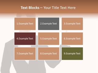 Background Beautiful Suit PowerPoint Template