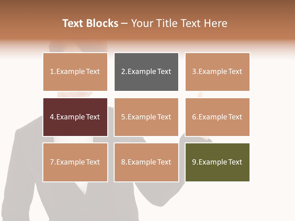 Background Beautiful Suit PowerPoint Template