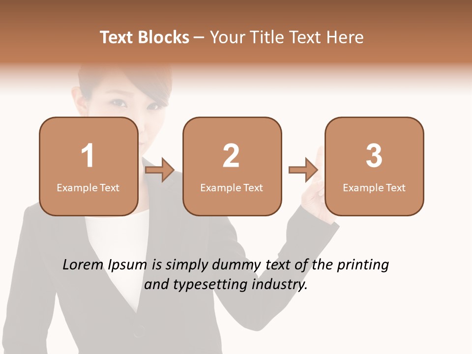 Background Beautiful Suit PowerPoint Template