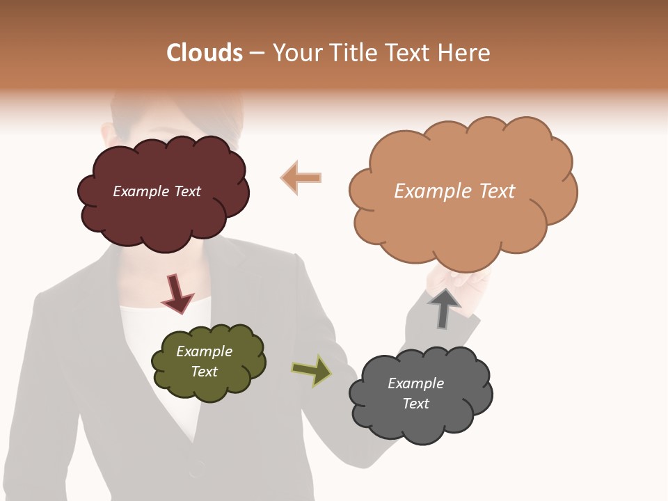 Background Beautiful Suit PowerPoint Template
