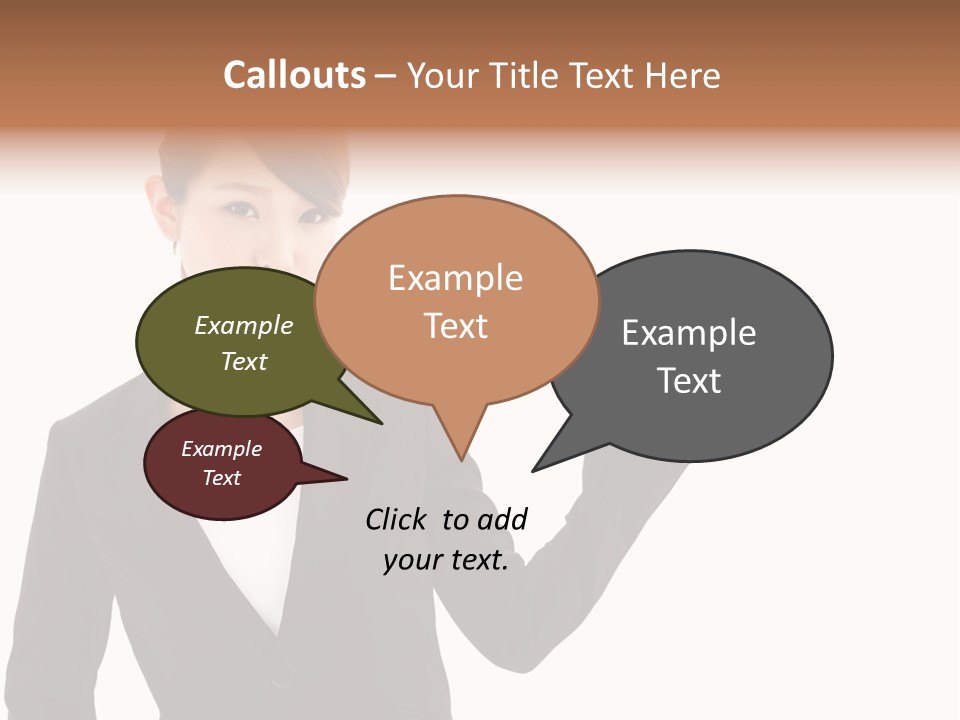 Background Beautiful Suit PowerPoint Template