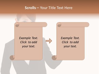 Background Beautiful Suit PowerPoint Template