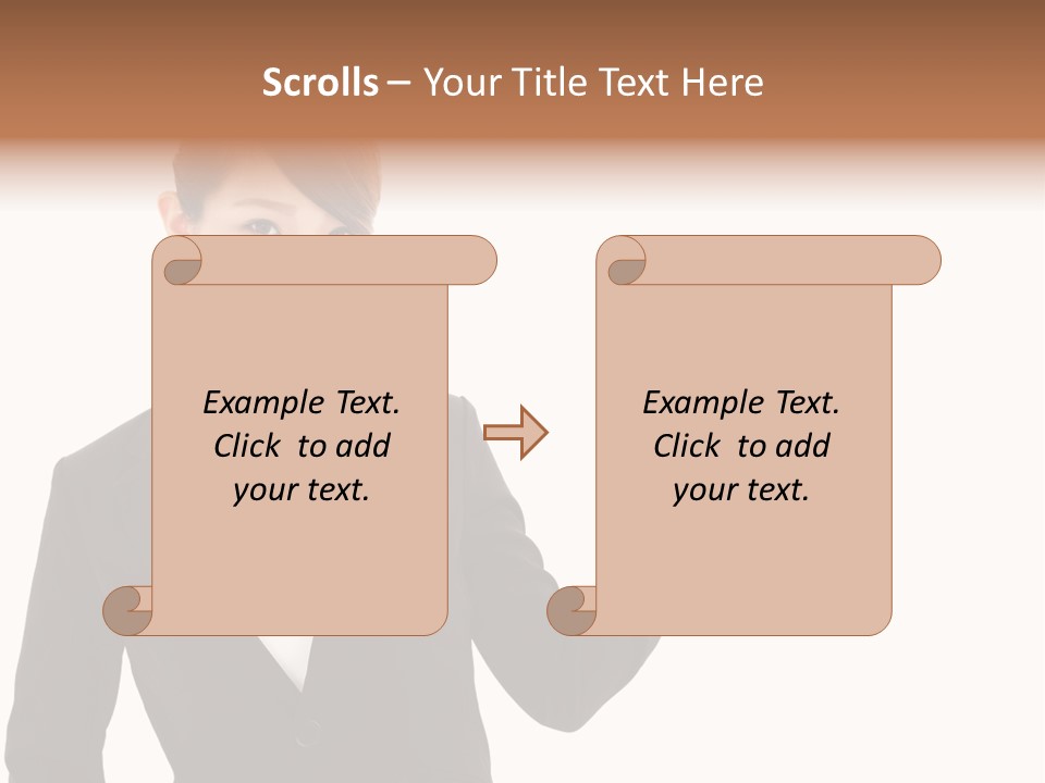 Background Beautiful Suit PowerPoint Template
