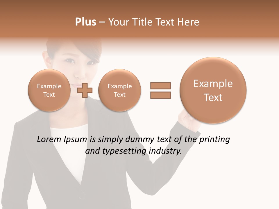 Background Beautiful Suit PowerPoint Template