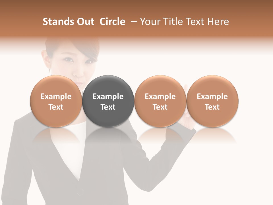 Background Beautiful Suit PowerPoint Template