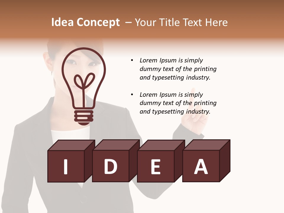 Background Beautiful Suit PowerPoint Template