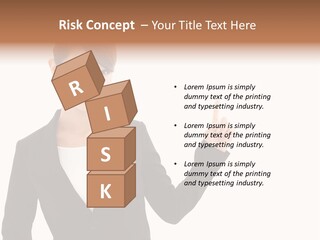 Background Beautiful Suit PowerPoint Template