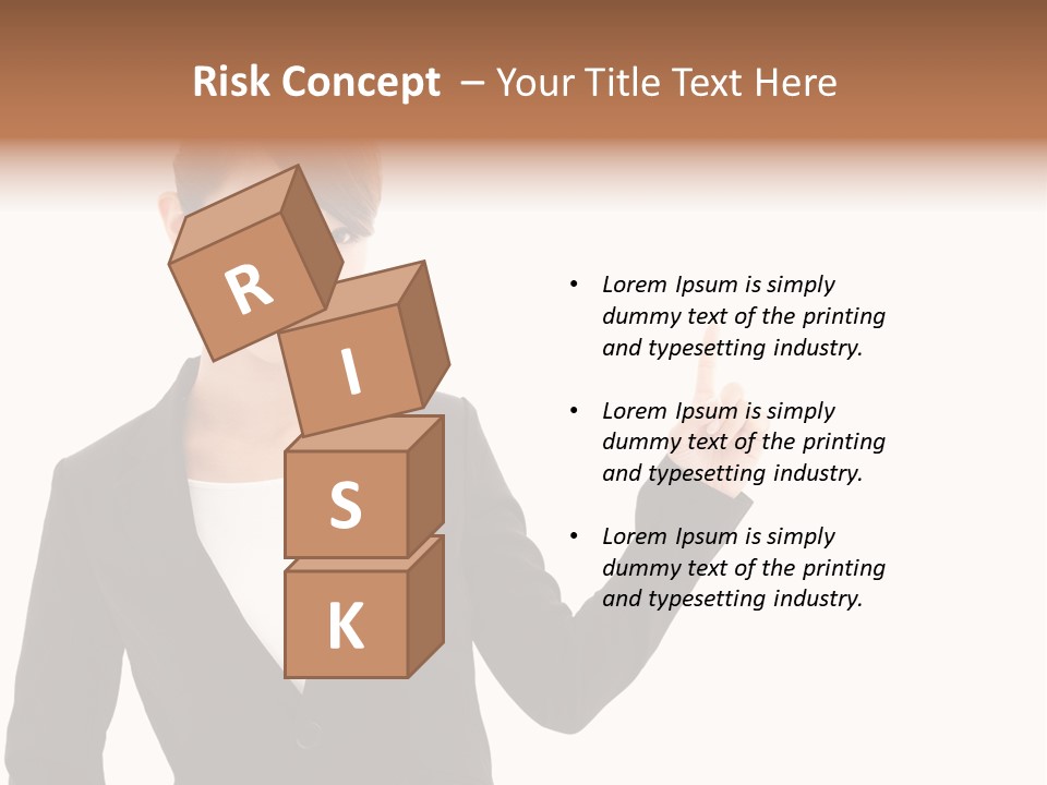 Background Beautiful Suit PowerPoint Template