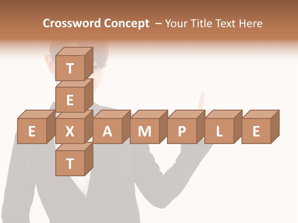 Background Beautiful Suit PowerPoint Template