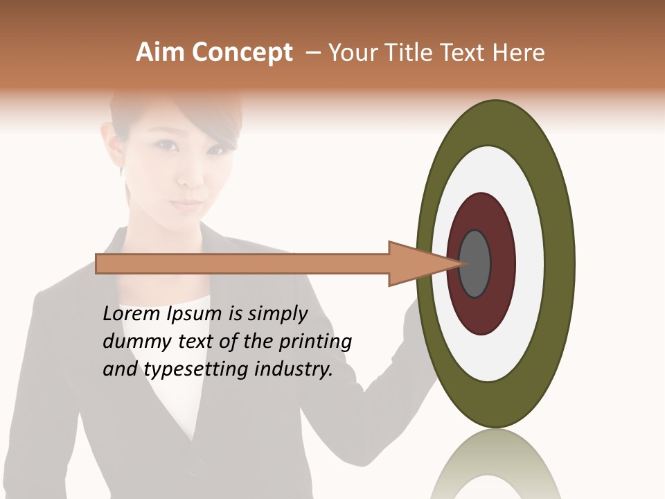 Background Beautiful Suit PowerPoint Template