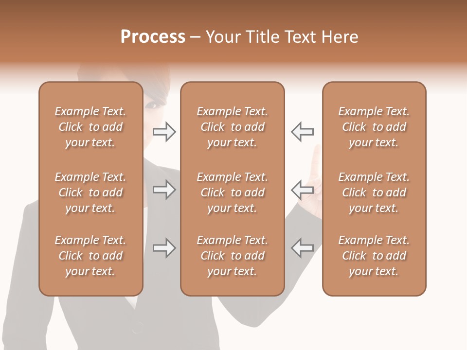 Background Beautiful Suit PowerPoint Template