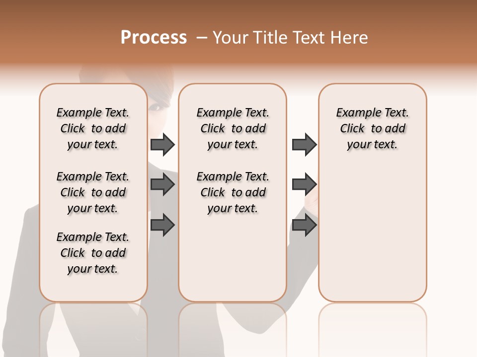 Background Beautiful Suit PowerPoint Template