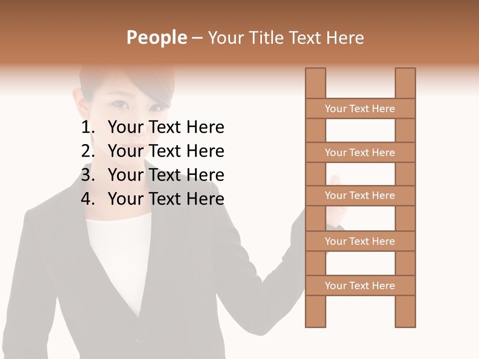 Background Beautiful Suit PowerPoint Template