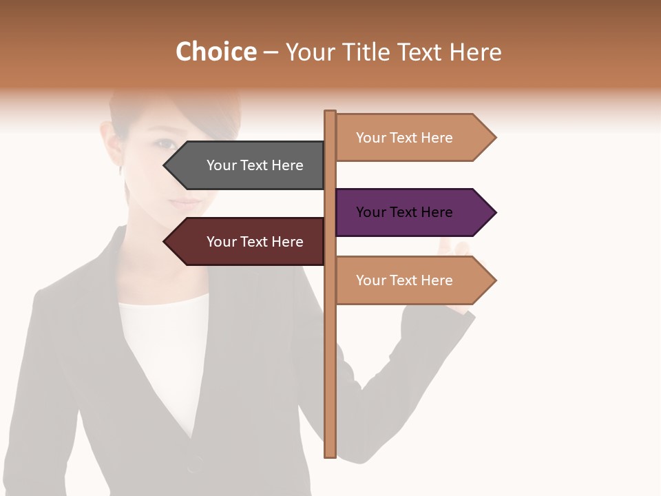 Background Beautiful Suit PowerPoint Template