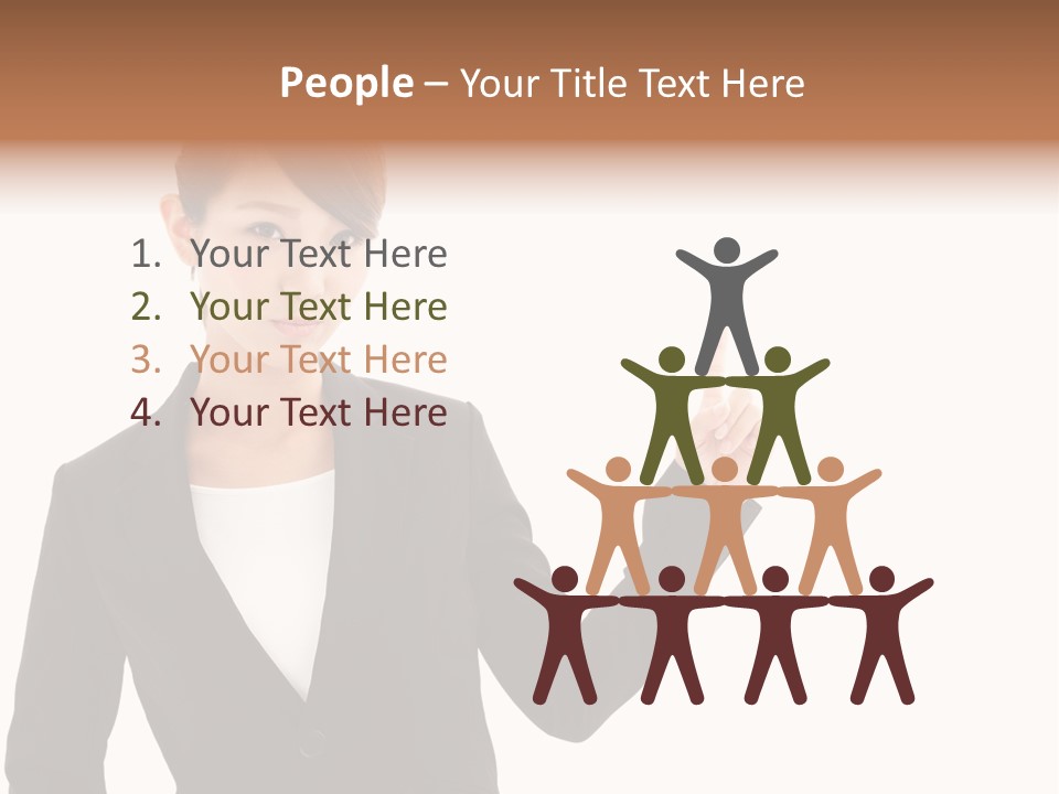 Background Beautiful Suit PowerPoint Template