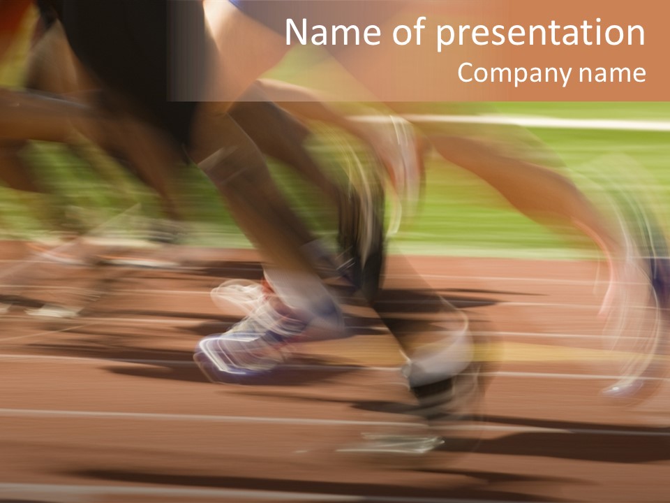 Speed Day Sprinting PowerPoint Template