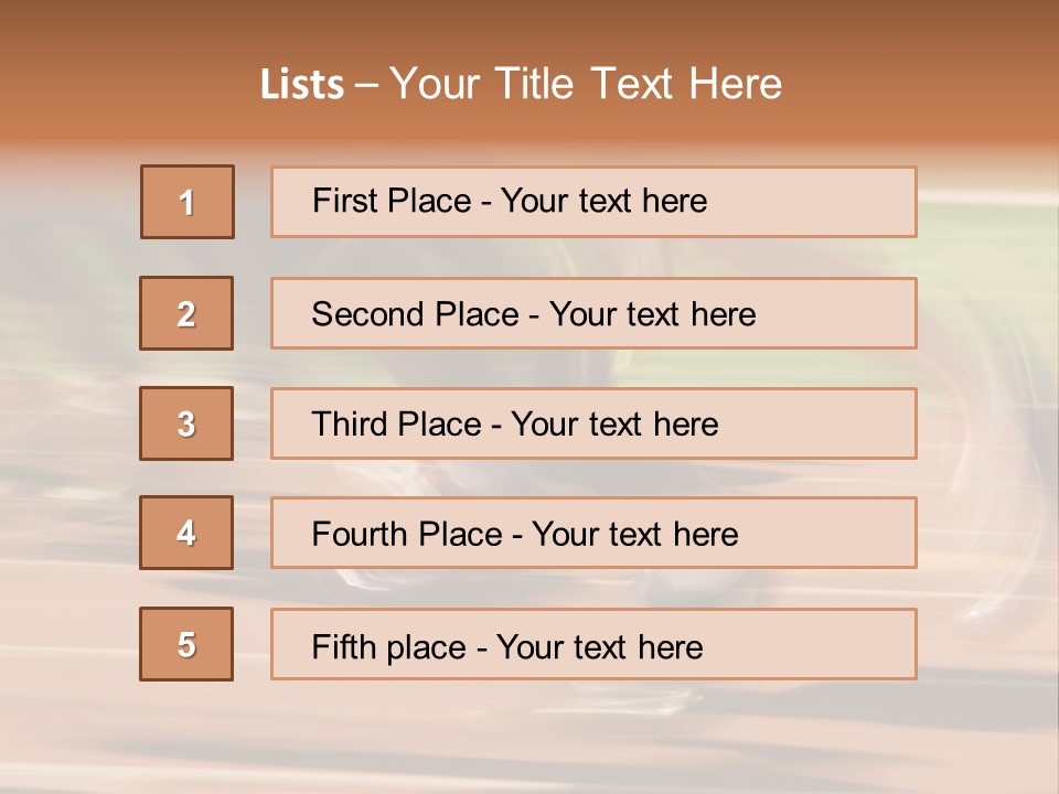 Speed Day Sprinting PowerPoint Template