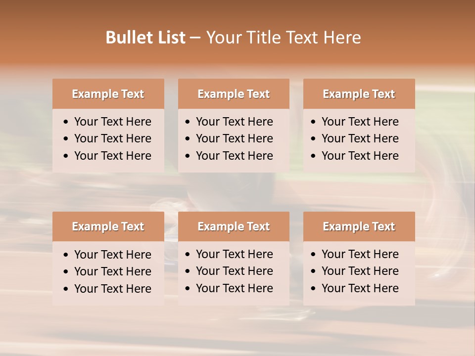 Speed Day Sprinting PowerPoint Template