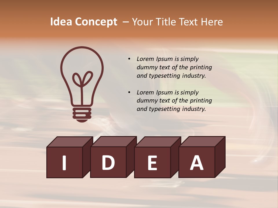 Speed Day Sprinting PowerPoint Template