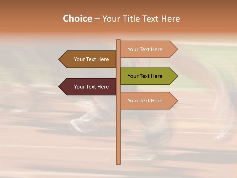 Speed Day Sprinting PowerPoint Template