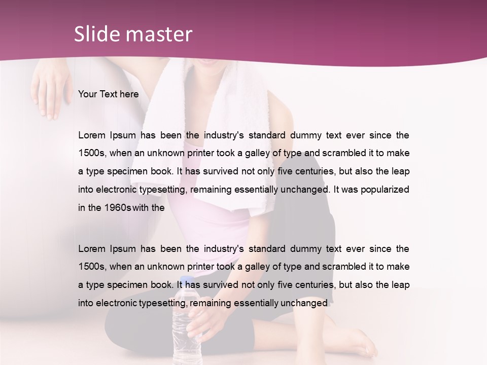 International Moscow Lyrics PowerPoint Template