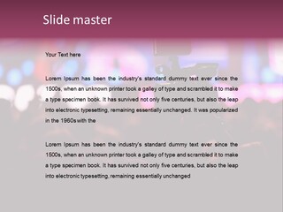 International Moscow Lyrics PowerPoint Template