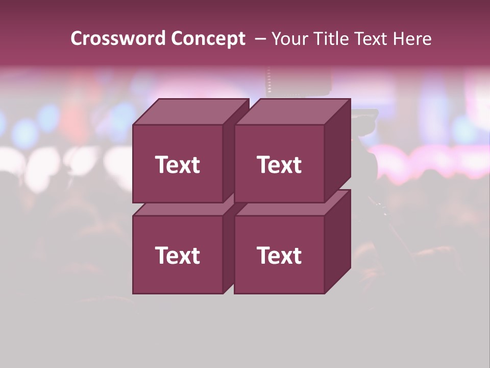 International Moscow Lyrics PowerPoint Template