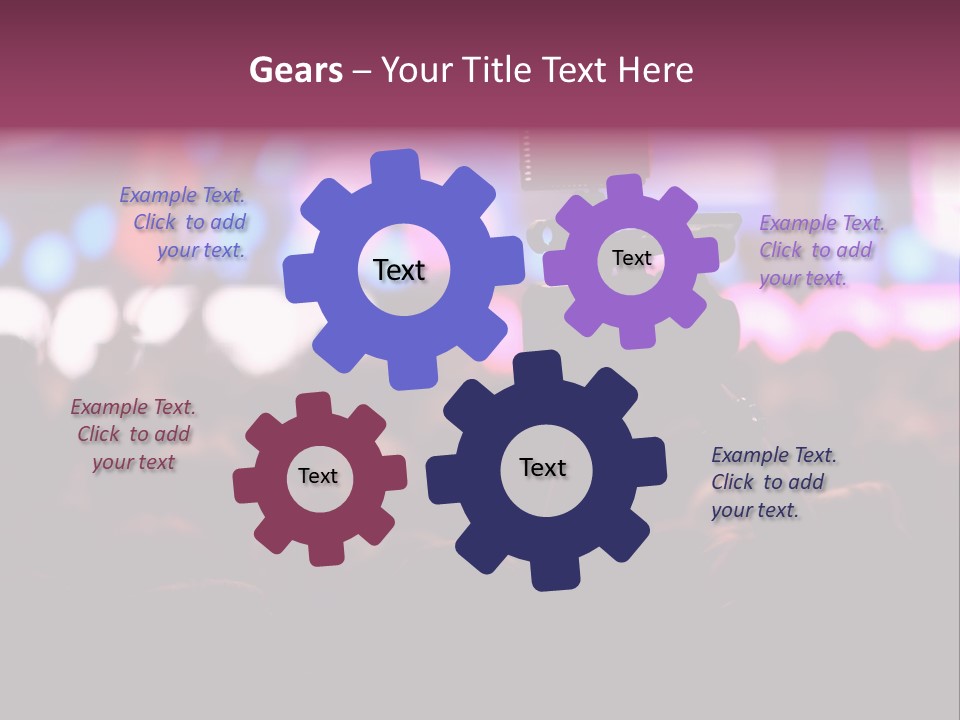 International Moscow Lyrics PowerPoint Template