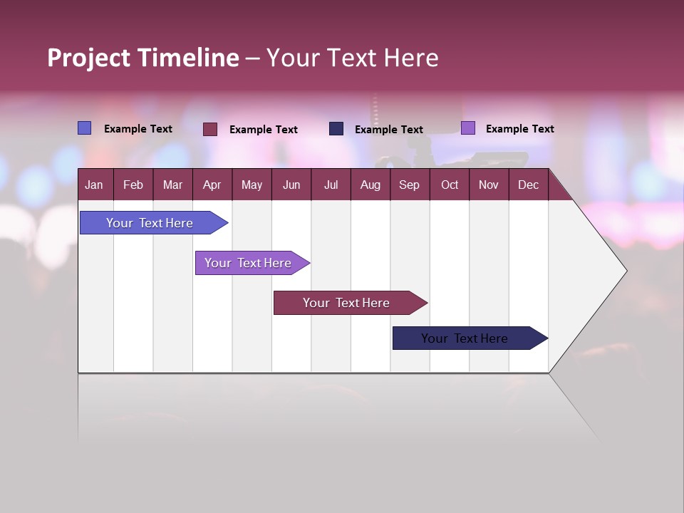 International Moscow Lyrics PowerPoint Template
