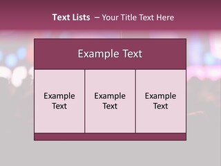 International Moscow Lyrics PowerPoint Template