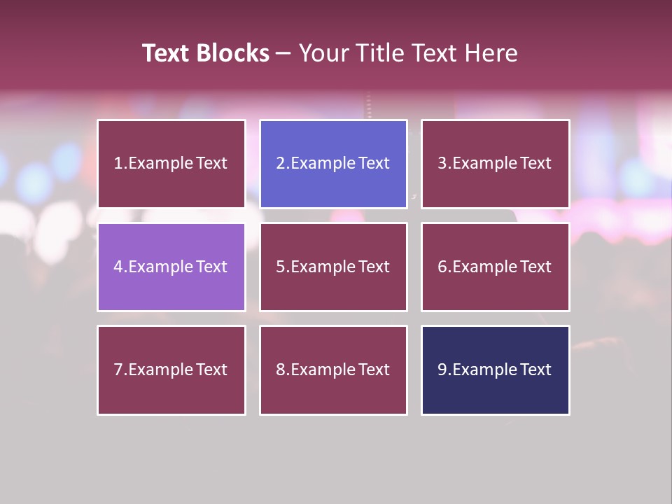International Moscow Lyrics PowerPoint Template