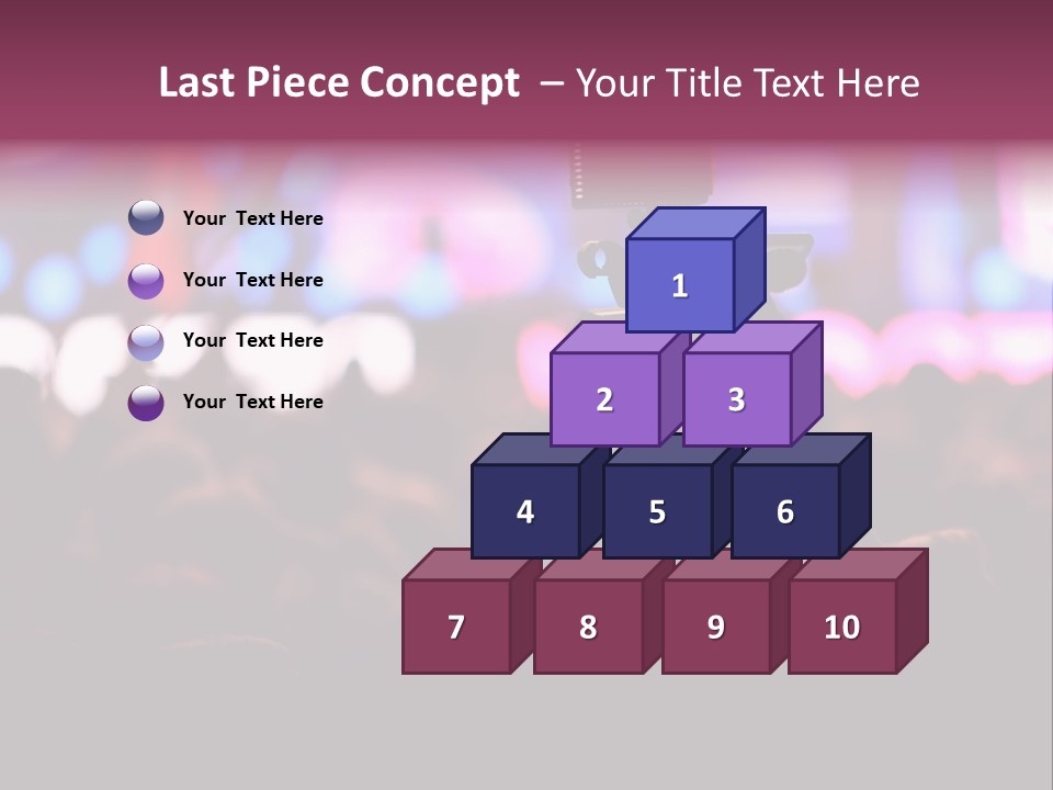 International Moscow Lyrics PowerPoint Template