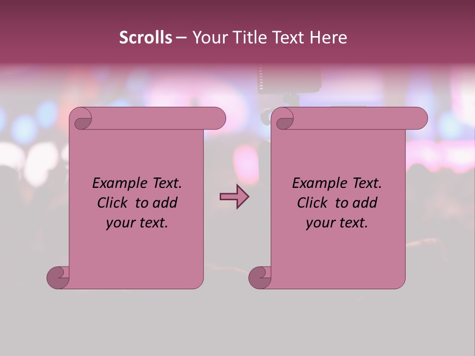 International Moscow Lyrics PowerPoint Template