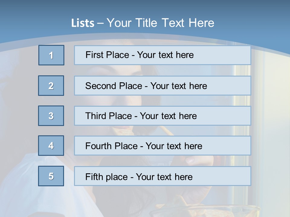 One Person Beauty PowerPoint Template
